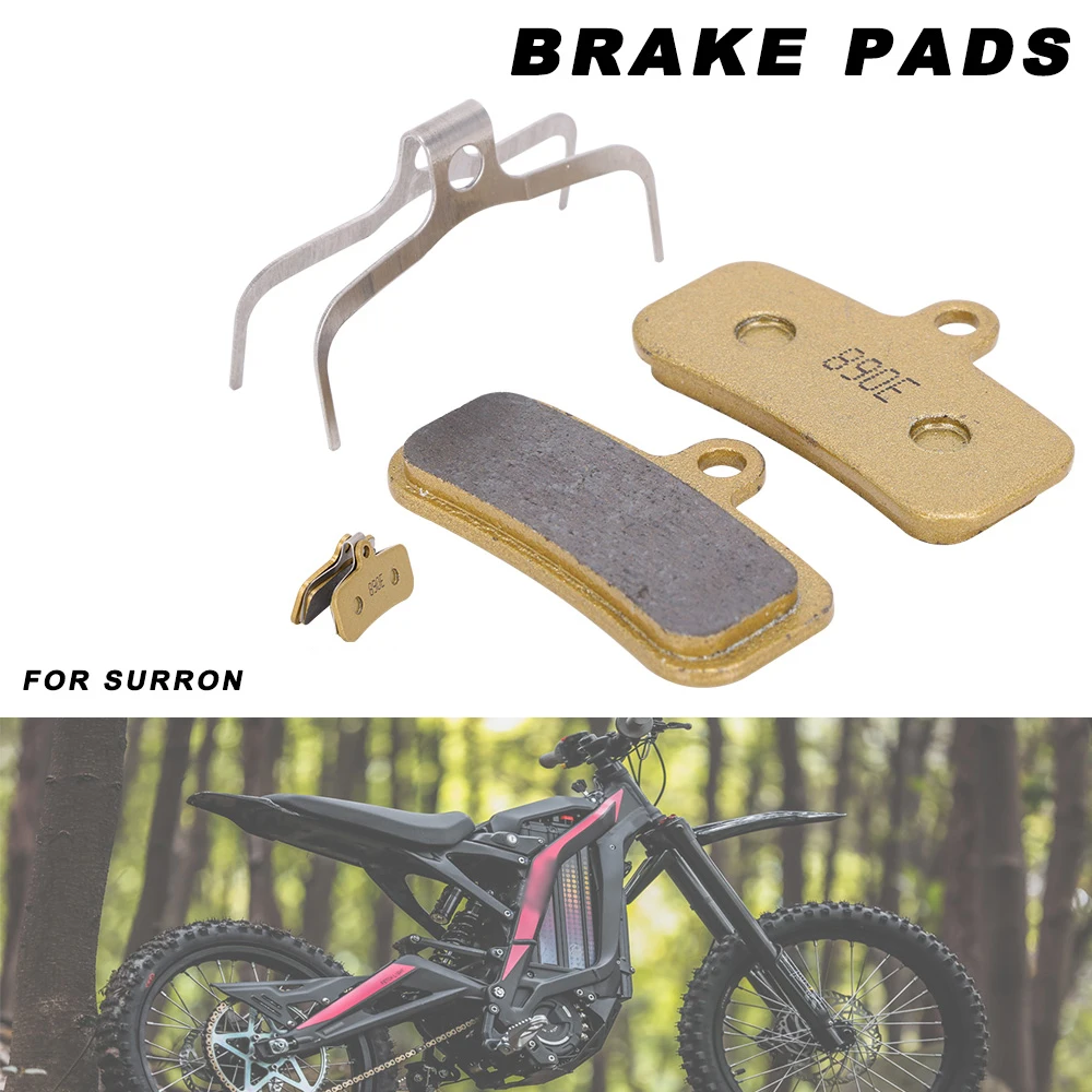 Für Surron Vorne Hinten Scheibenbremsbeläge Gesinterte Metall Bremsbelag Für Sur Ron Light Bee Lightbee X S Elektrische Fahrrad E-Bikes