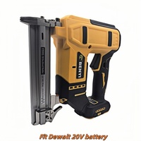 Cordless Brushless motor Electric Nail Gun F30G Straight Staples,Portable Home DIY Power Tools Fit for Dewalt 20V Battery