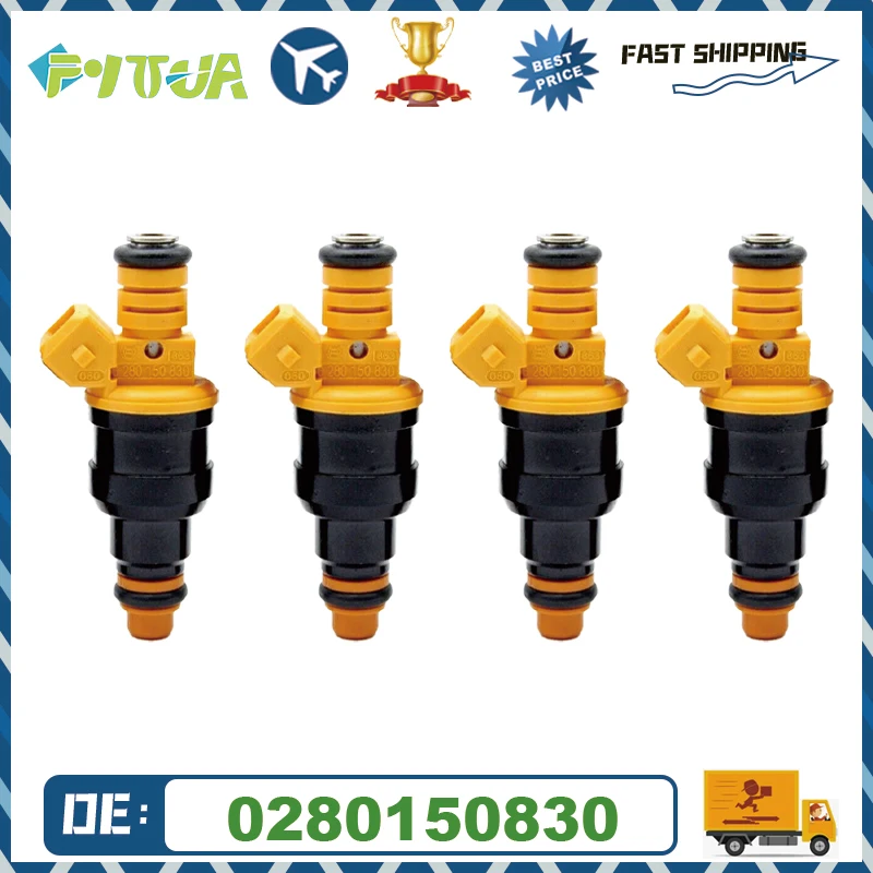 

4pcs High Performance Fuel Injector Nozzle 0280150830 For Renault Cilo 19 21 J7R/F7P 1.8 2.0 16V 192cc