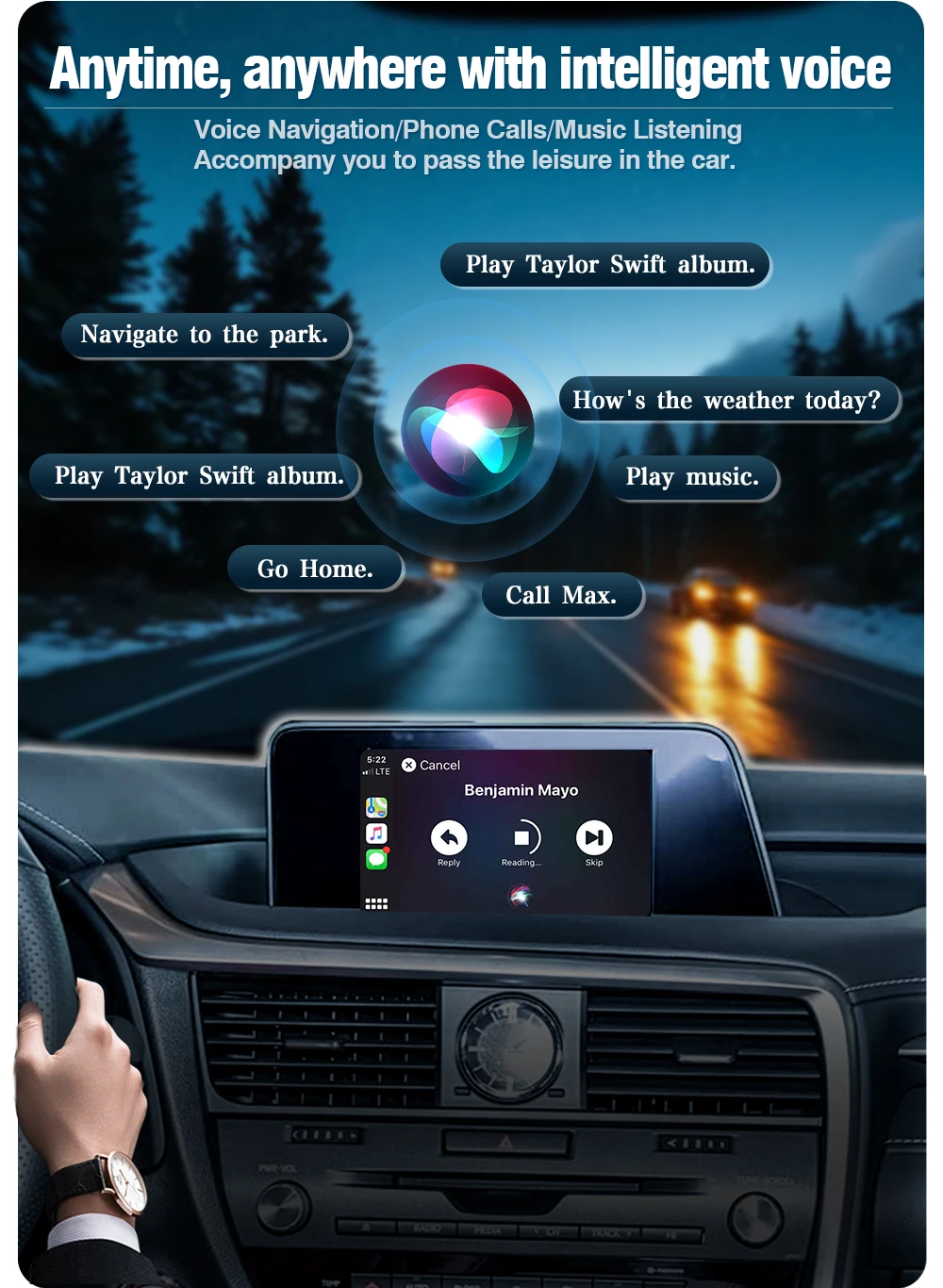 AUTOTOP Wireless CarPlay Nachrüstkit für Lexus IS RX ES GS NX LS RC UX LC LX-570 Android Auto MMI Box mit Mirror Link GPS BT – Detail 8