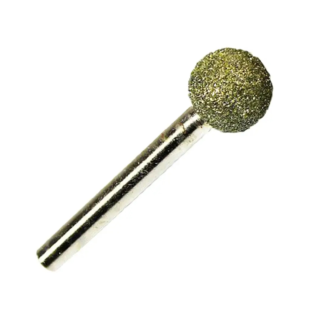 2-4pack Round Head Grinding Bit Diamond Mounted Point 46 Grit 10mm