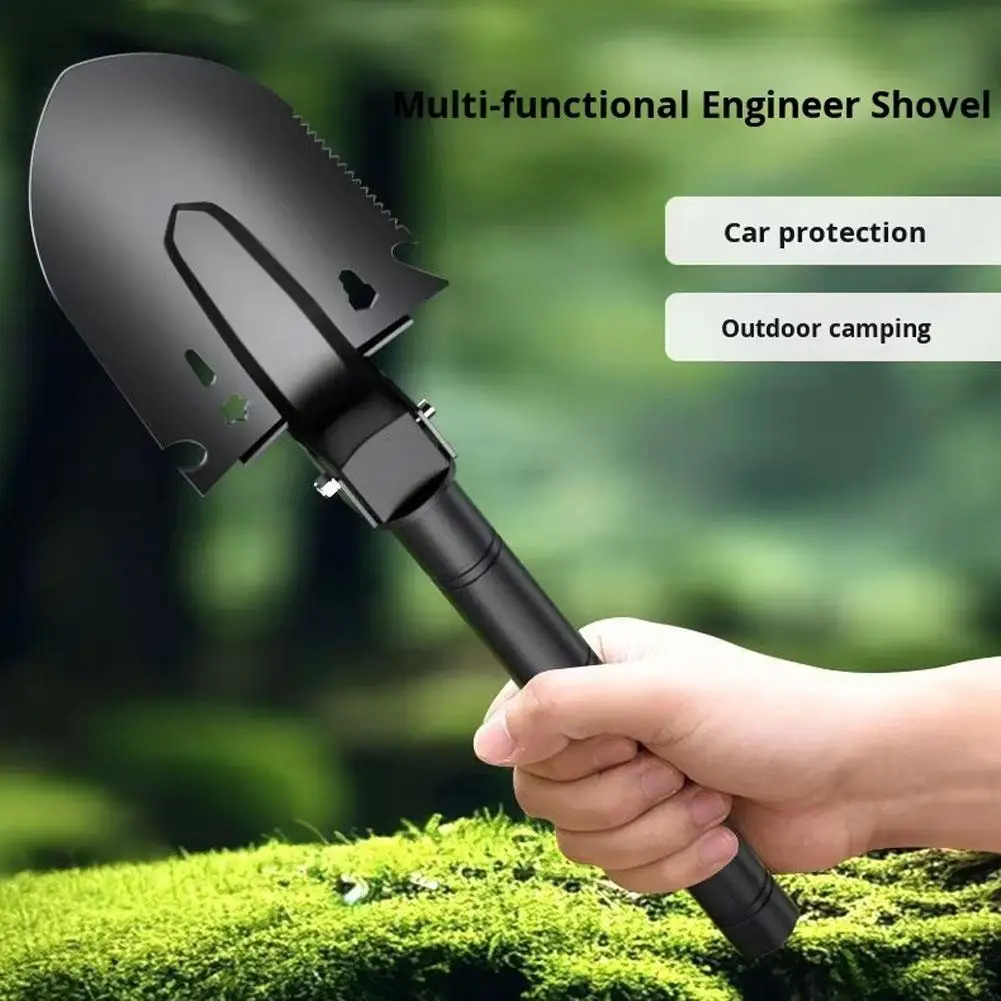 Multi-Function Foldable Shovel For Outdoor Camping Hiking Gardening Snow Removal Durable Military Survival Mini Shovel Tool