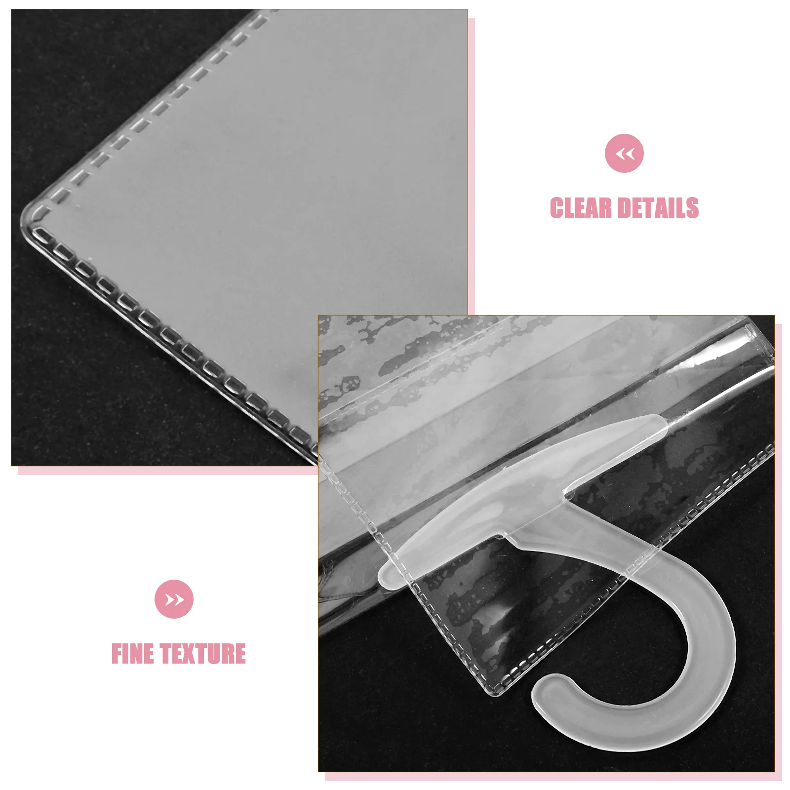 

4Pcs PVC Handicap Placard Holders Clear Car Parking Permit Holder Parking Sign Pouch Gadgets for Disabled