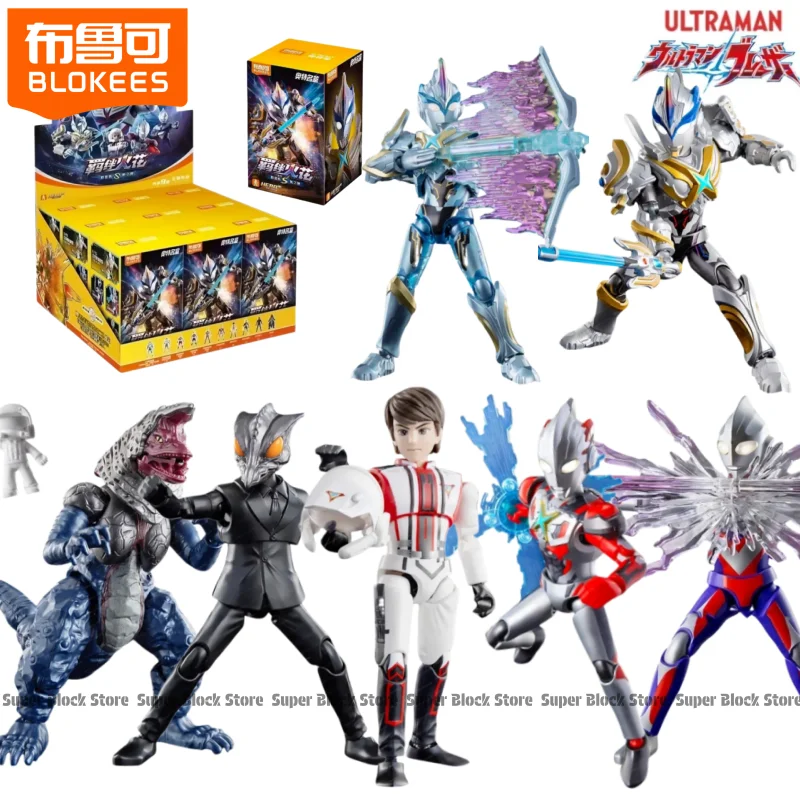 En stock: BLOKEES Building Block Man Ultraman Ao Te Ming Jian Edición Muchas Estrellas S 2.ª Edición X Flash Armor Modelo Adorno Juguete Regalo