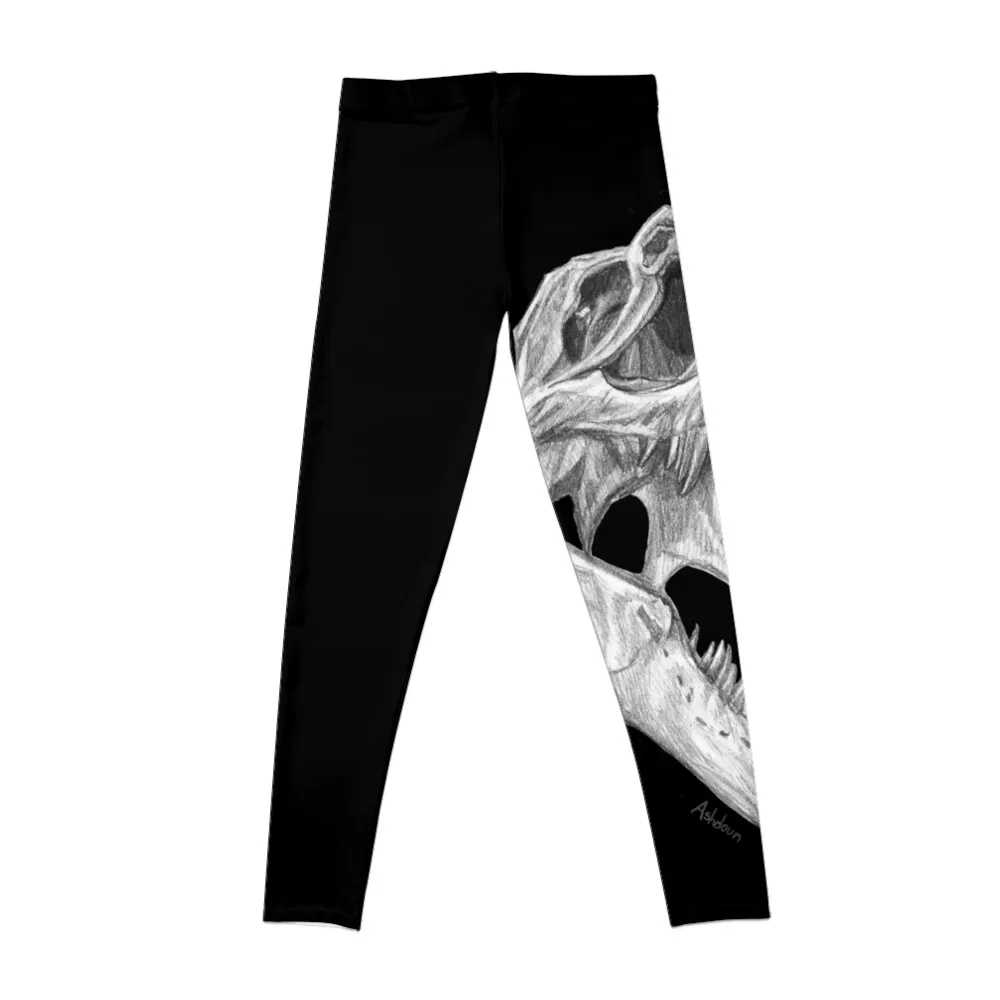 T-rex skull Leggings legging gym workout shorts push up legging gym's sportswear Womens Leggings