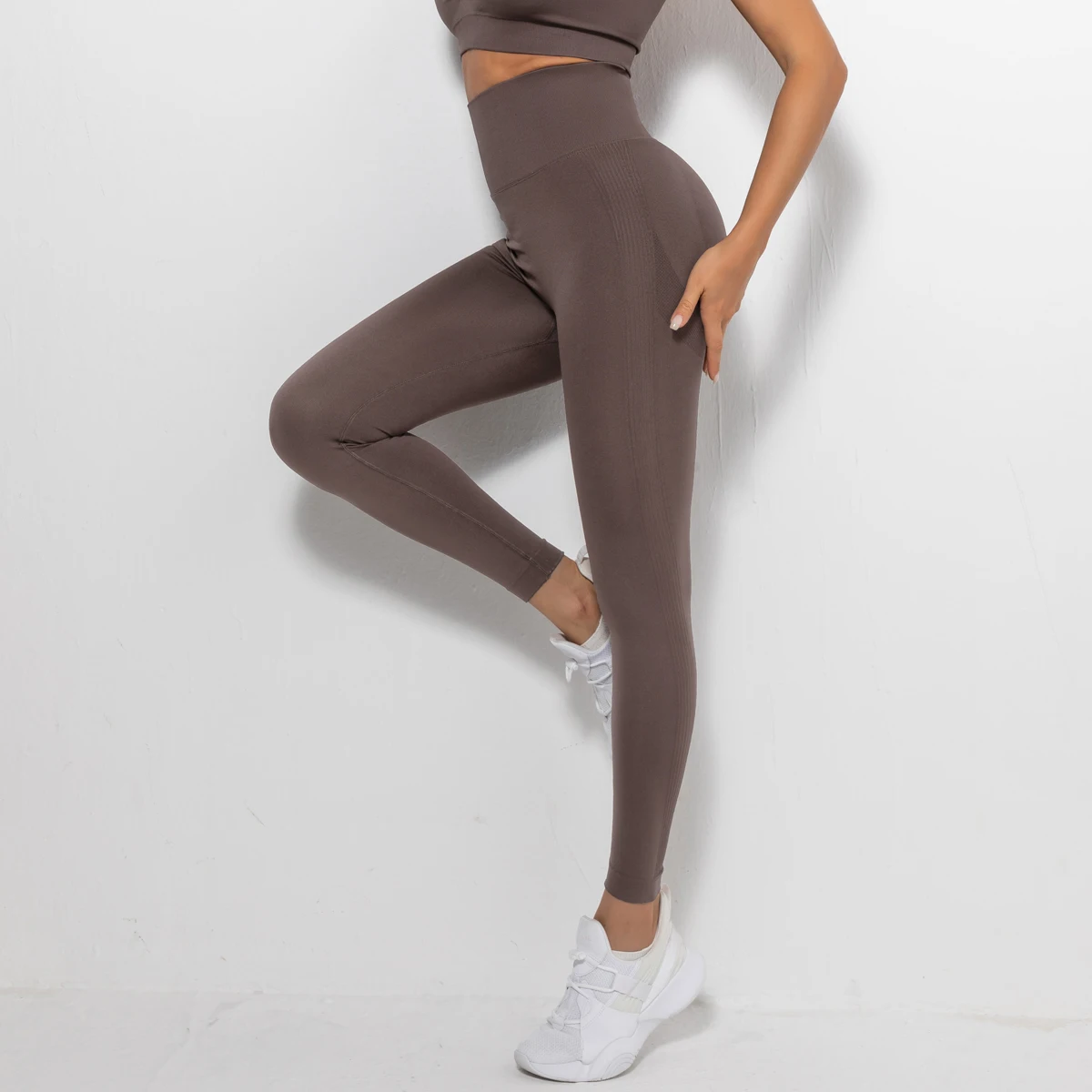 Rooftrellen Frauen Hohe Taille Leggings Fitness Damen Sexy Bubble Butt Gym Hosen Sport Workout Leggings Push-Up Fitness Leggings – Detail 16