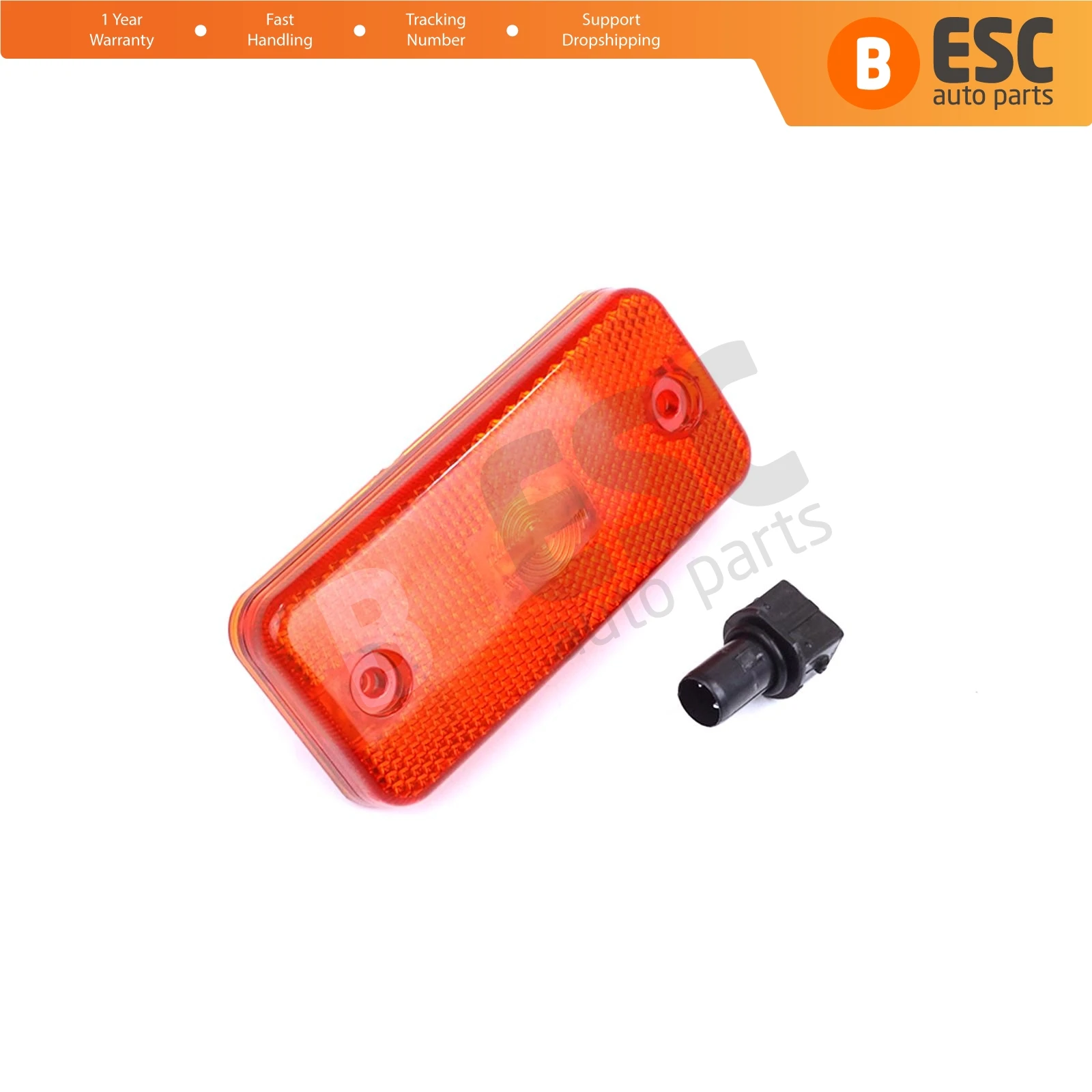 ESP1176 Side Flasher Indicator Repeater Lamp Signal Amber for Fiat Ducato 250 Jumper Boxer Daily Relay 2006-2024 6303.A1