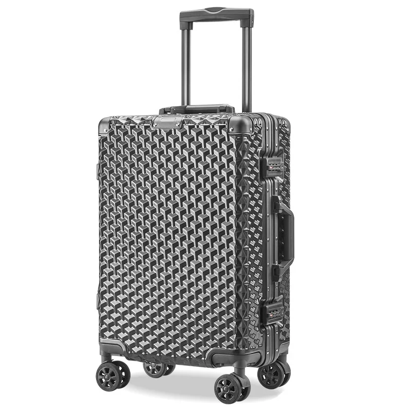 

20-inch luggage with aluminum frame, 24-inch large-capacity 28-inch trolley case password gift for student travel universal