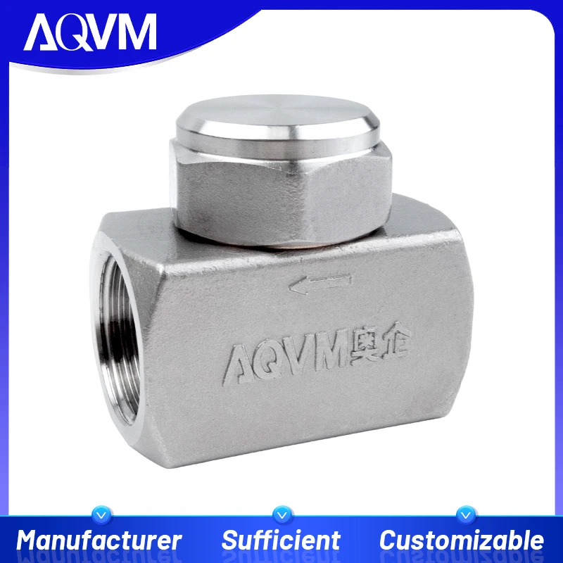 1 Inch 304 Stainless Steam Trap Thermodynamic Disc BSP Thread Leakproof High Temp Steam System Valve Accessories Industrial Use