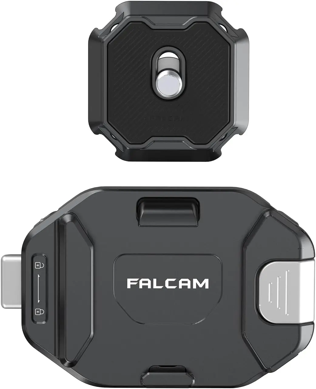 FALCAM F38 Quick Release Backpack Clip V2, Camera Strap Mount with Locking Gasket, ARCA-Swiss Compatible, Supports 30kg