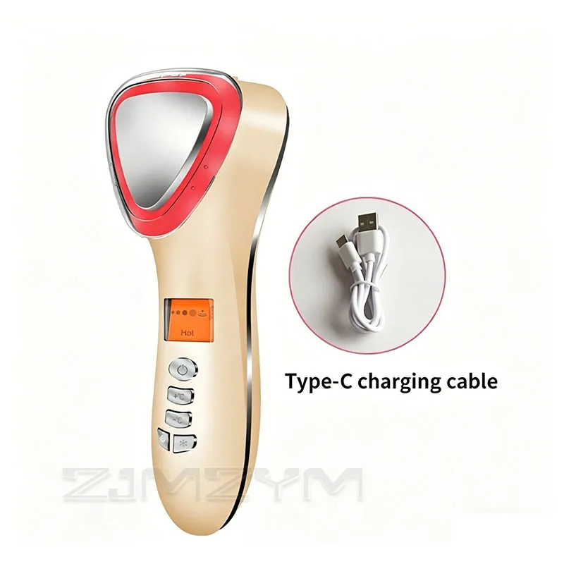 

Electric Hot Cold Photon Facial Massager Vibration Facial Essence Infusion Machine Skin Rejuvenation Facial Care Device