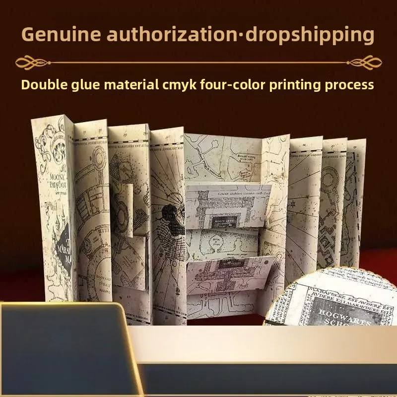 خريطة هاري بوتر هوجورتس مارودر - الدعامة السحرية لمدرسة هوجورتس هاوس القابلة للتجميع