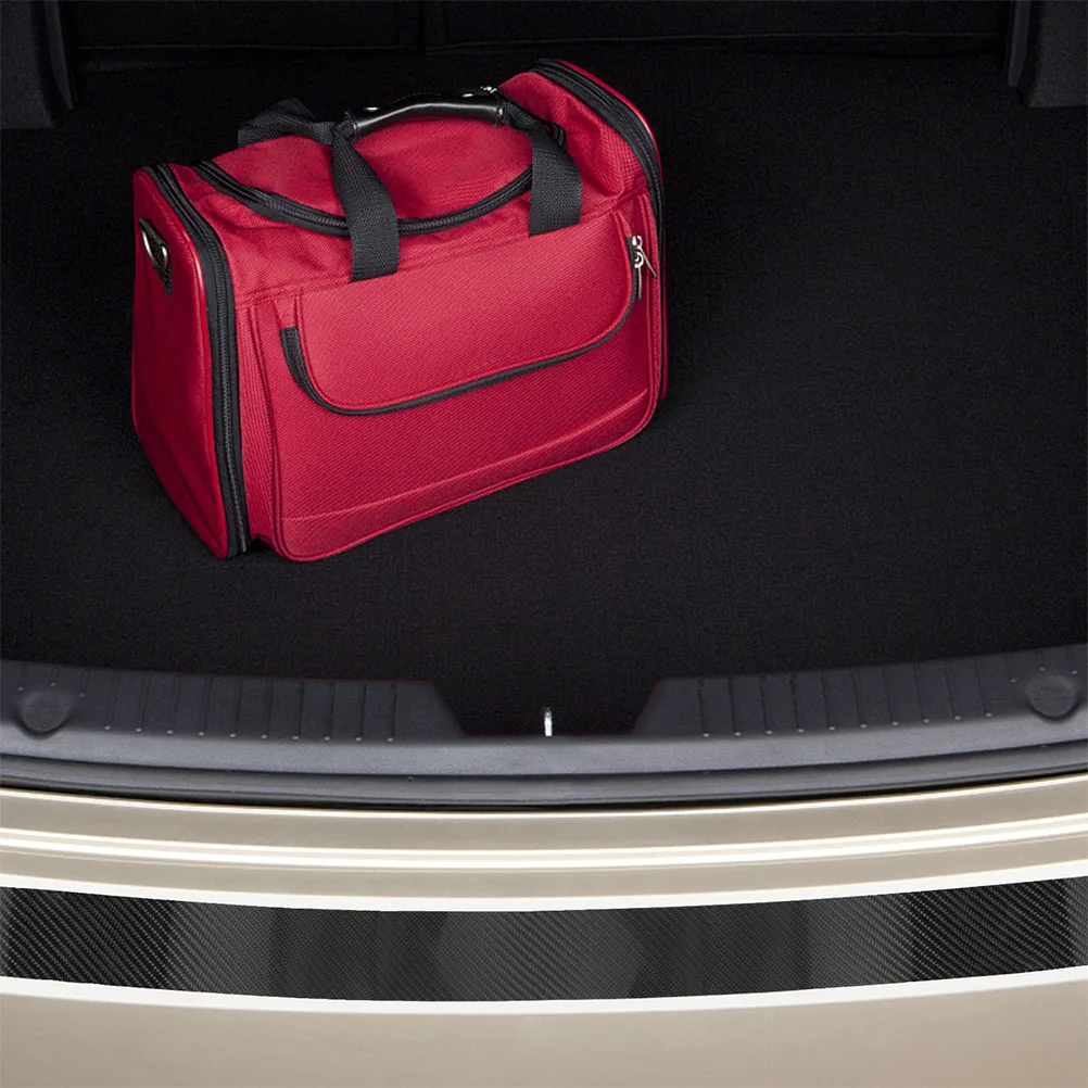 

5D Carbon Fiber Car Door Sill Protector Tape Self-Adhesive Scratch Heat Resistant Door Edge Guard For Trunk Protection