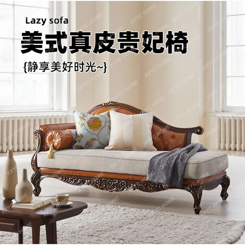 Living room lazy sofa single chair recliner retro bedroom bedside chair casual chair