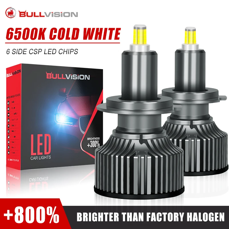 

800W H7 LED CANBUS 360 for Projector Lenses H11 H1 H3 H9 H8 Headlight Bulb HB3 9005 HB4 9006 Hir2 9012 LED Fog Light 6500K 2PCS