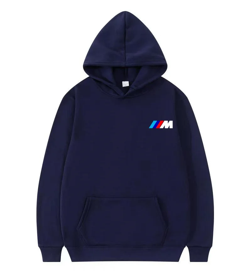 

BMW New BMW Riders Hooded Pullover Sweater Men's Autumn and Winter New Men's Women's Streetwear 15 Colors for You To Choose From