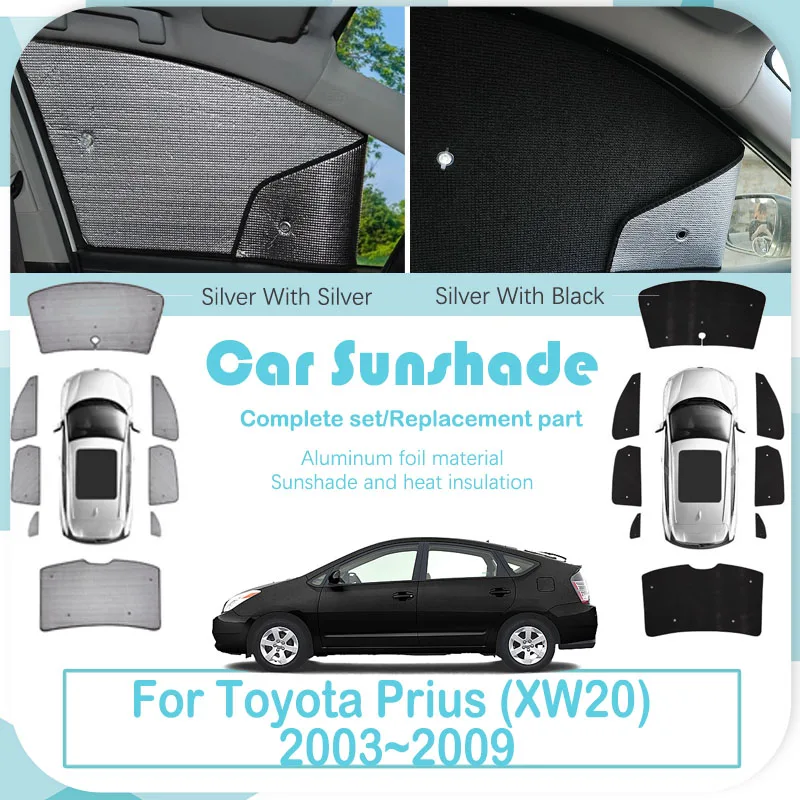Car Coverage Sunshade For Toyota Prius XW20 2003~2009 Anti- UV Visors Window Sun Shade Cover Curtain Windshield Auto Accessories