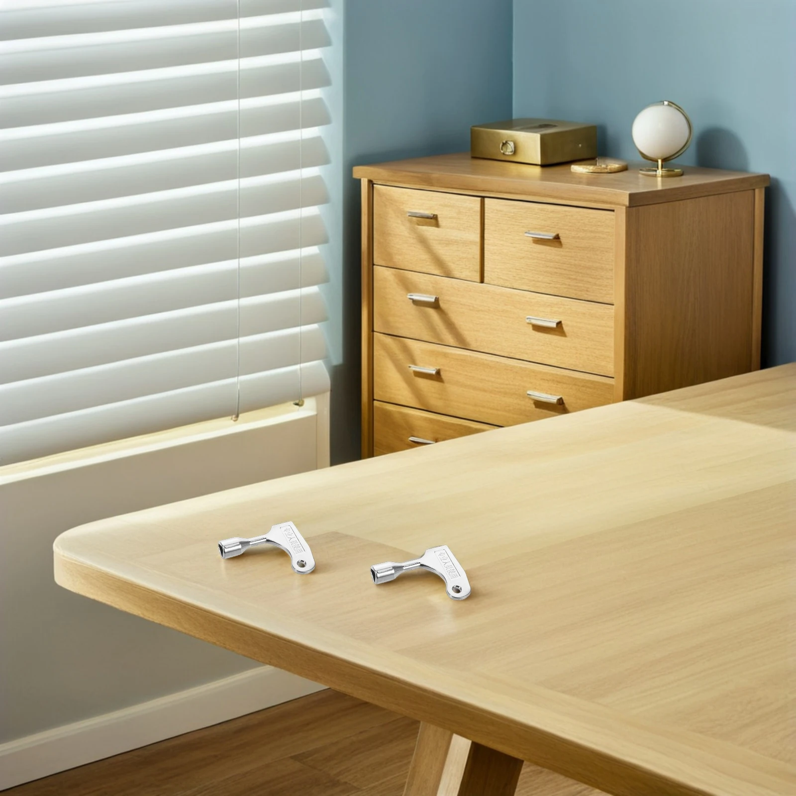 

2Pcs Metal Triangle Lock Key Triangle Spanner Key for Garbage Bin Cabinet Outdoor Use Garbage Container Lock Triangular Spanner