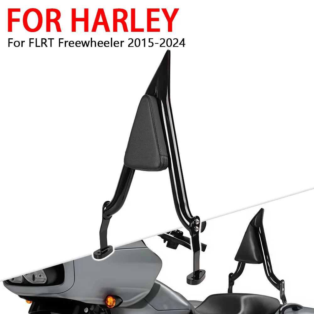

Fit For Harley Davidson Road Glide 3 FLTRT 2025 FLRT Freewheeler 2015 - 2025 Motorcycle Rear Passenger Sissy Bar Backrest Pad