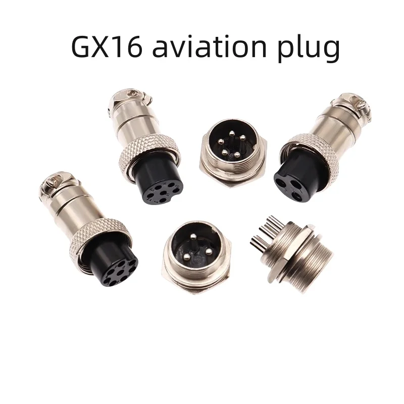 

GX16 aviation plug socket 16mm connector GX16-2/3/4/5/6/7/8 core cable male and female connectors