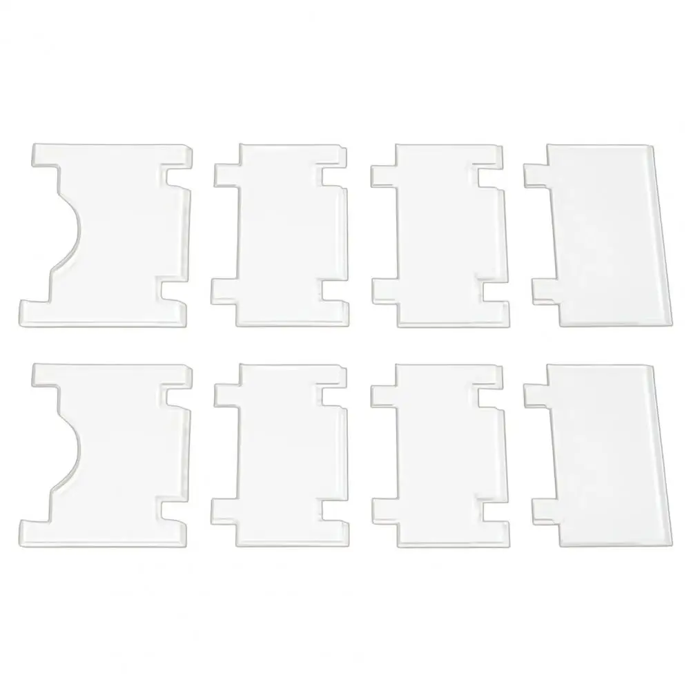 Anti Slide Sofa Stopper 2/4 Sets Acrylic Furniture Wall Spacers Adjustable Couch Bed Stoppers Protective Heater Guards for Wall