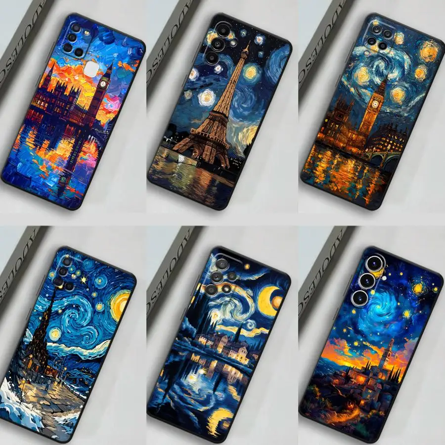 Case for Samsung Galaxy A30s A71 A73 A06 A53 A05 A03 A02s A04 A50 A56 A20s Phone Cover Van Gogh