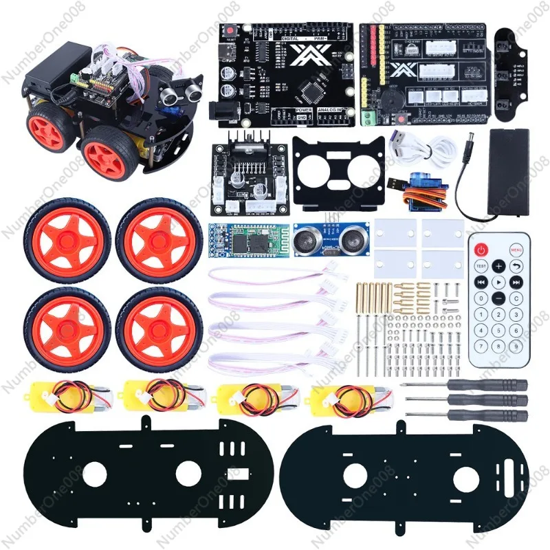 Picture 7: Compatible with Arduino programming robot Smart car kit UNO Bot Bluetooth remote control robot kit