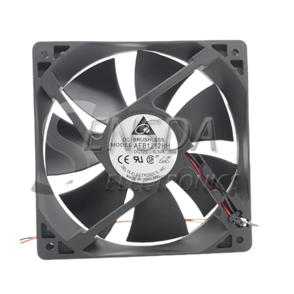 

Вентилятор корпусный 120 мм для Delta AFB1212HH X 25 мм 12025 DC 12V 0.5A, для серверов, инверторов, шкафов, охлаждения, с двойным шарикоподшипником