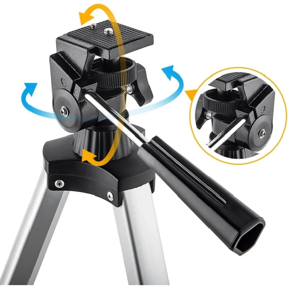 Portable 70mm Aperture 400mm AZ Mount Refracting Telescope for Kids and Beginners - Travel-Friendly Astronomical Telescope with