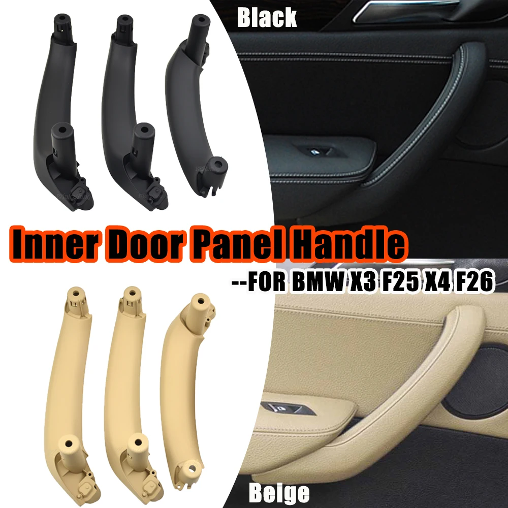 LHD/RHD For BMW X3 X4 F25 F26 2010 2011 2012 2013-2016 Full Set Interior Door Handle Panel Trim Cover 51417250307 51419209213