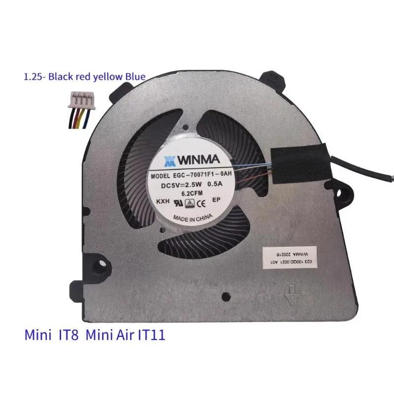 New Cooler Fan for WINMA EGC-70071F1-0AH DC5V 2.5W Fan DFS5K22115572P