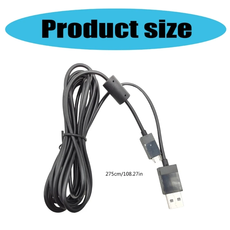 USB Charging Cable Power Cable for Controller Portable Charging Wire Data Cord