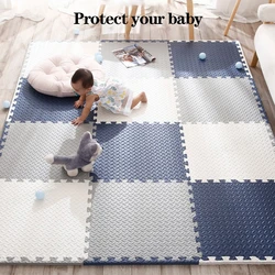 Polymère de jeu UNIS issant pour bébé, gymnase d'activité pour bébé, protection de l'environnement, anti-collision, tapis de jeu, 16 pièces