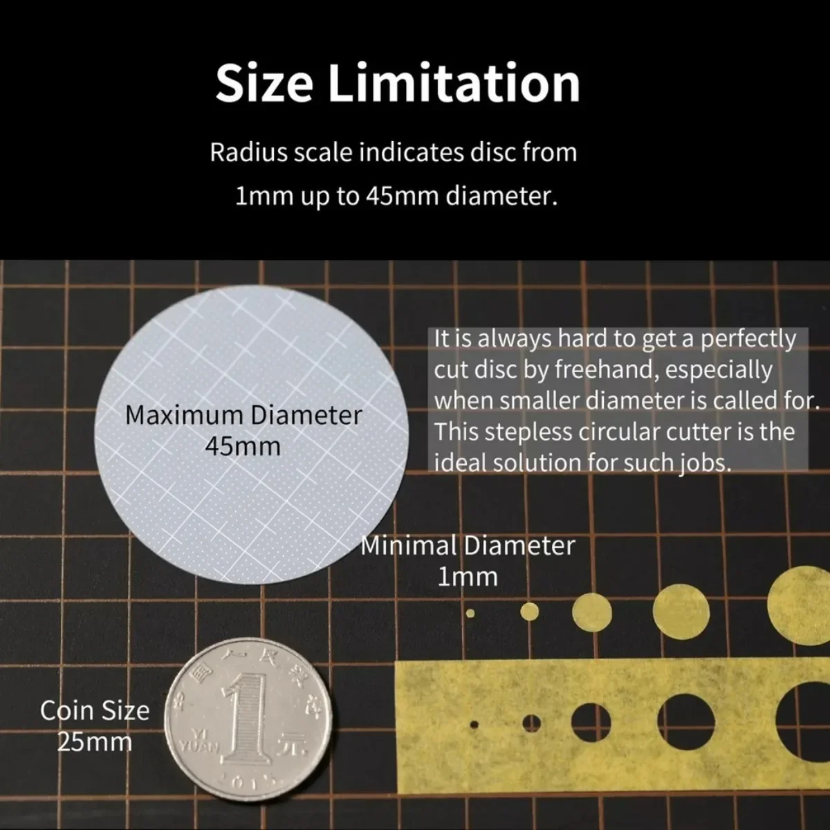 DSPIAE MT-EC Stepless Circular Cutter Starter Kit Adjustable Blade for Gundam Gunpla Model Assembly Cutting Dedicated Craft Tool