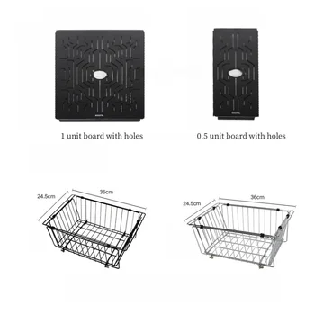 캠핑 IGT 유닛 보드 테이블, 경량 알루미늄 합금 패널, 접이식 보관 바구니, 야외 IGT 테이블 액세서리, 신제품