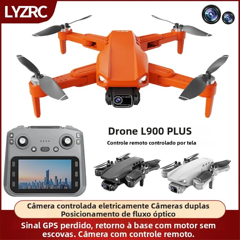 L900 PLUS GPS Drone Professional 4K HD Dual Camera 5G FPV Brushless with Large Screen Remote Control Folding RC Quadcopter Toys