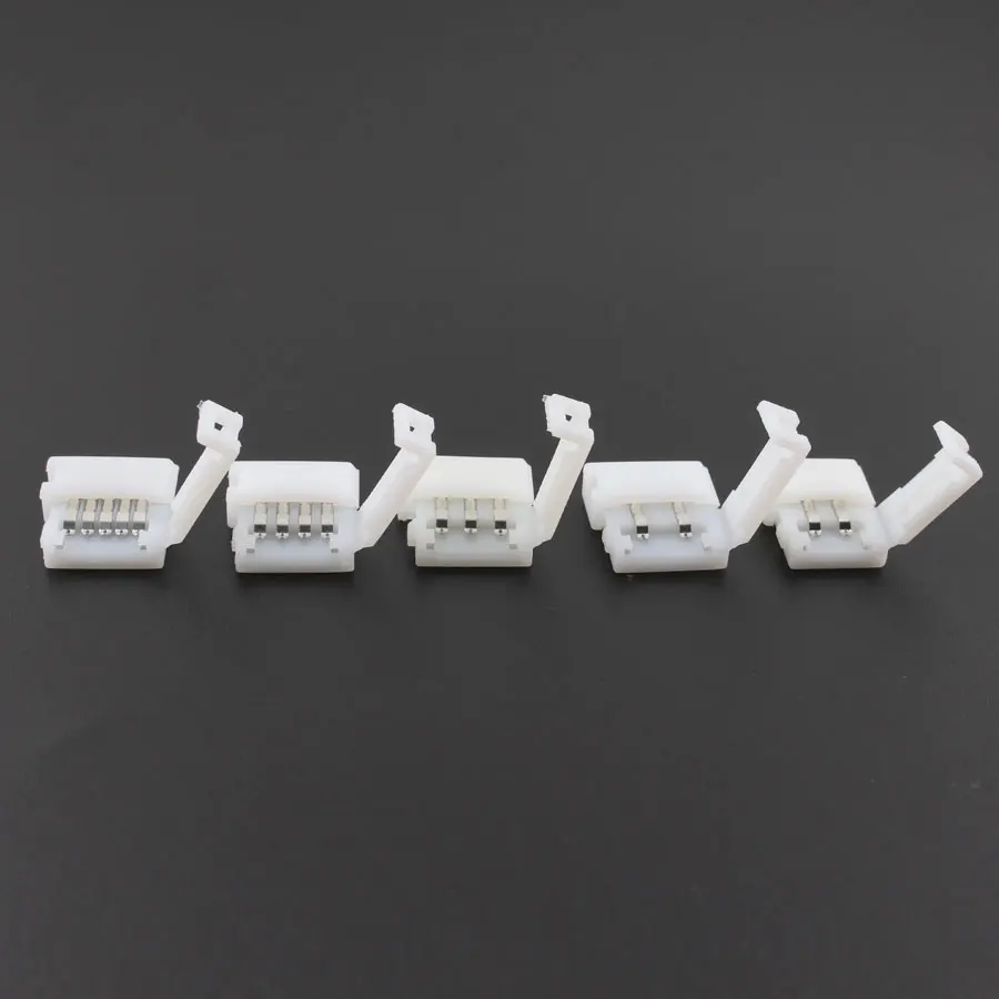 LED Strip Connector for Single RGB LED Strip - 2pin, 3pin, 4pin, 5pin - 2835/5050 RGB RGBW Strip