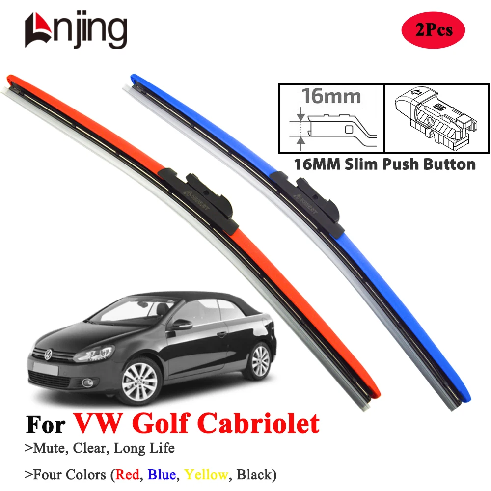 

LNJING Wiper Blades For VW Volkswagen Golf Cabriolet 1993-2002, 2011-2016