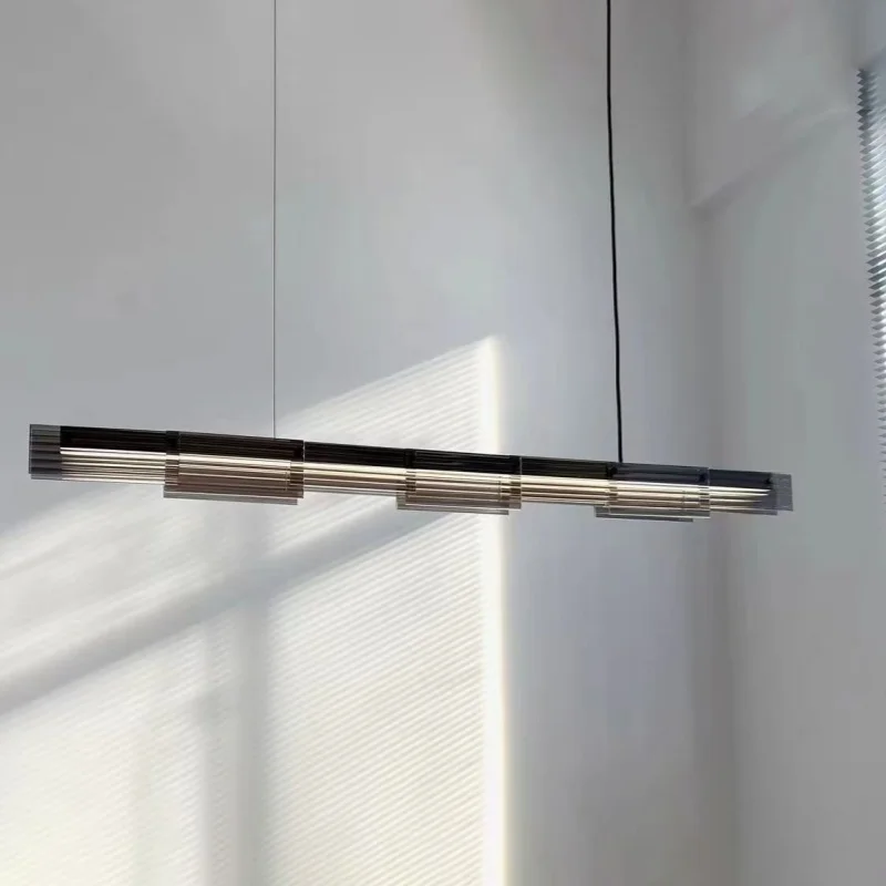 

Italian minimalist glass LED pendant light modern design living room dining room bar glass pendant light