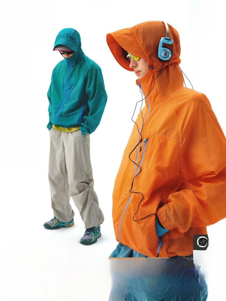 

Легкая складная водонепроницаемая мужская модная солнцезащитная одежда NOTHOMME с защитой от УФ-излучения UPF50+ и цветной кепкой в комплекте