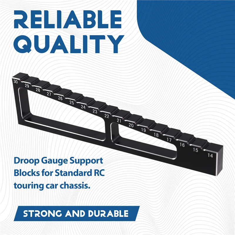 A30F-RC Линейка высоты Инструмент Датчик высоты шасси от 30 до 14 мм для внедорожного радиоуправляемого автомобиля 1/8