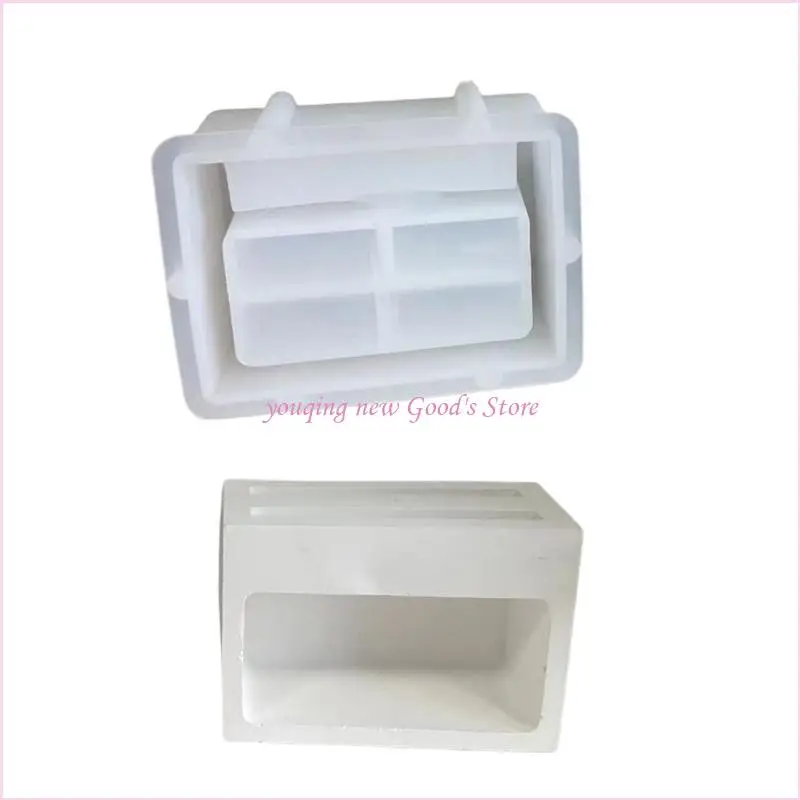 57QA Unique Figurines Moulds Craft Molds Christmas Series Silicone Home Decorations Molds Silicone Texture for Hand-Making