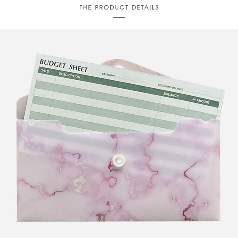 Cash Envelope System, 15 Pack Waterproof Reusable Plastic Budget Envelopes, Money Envelopes For Budgeting And Saving PVC