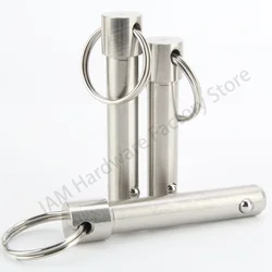MJ114 Quick Release Locating Pins Dia 5~25mm Spring Type All Stainless Steel Ball Lock Pins With Pull Ring