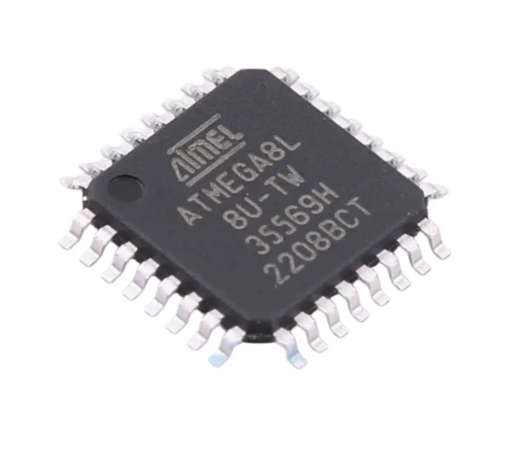 ATMEGA8L-8AU SMD QFP-32 ATMEGA8L AVR Microcontroller 8-bit Microcontroller Original Version