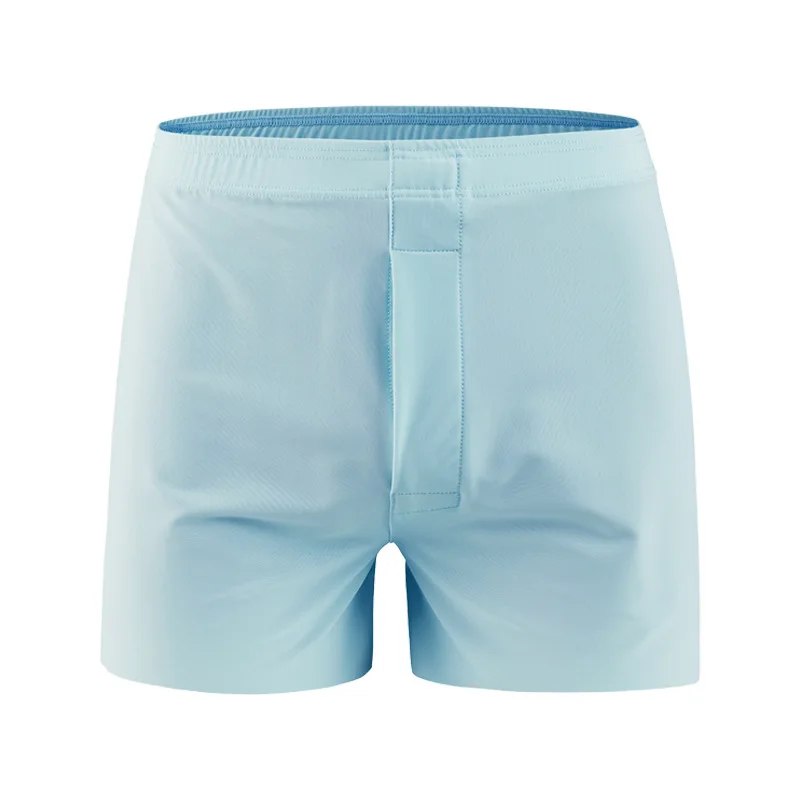 Sexy Männer Eis Seide Nahtlose Boxer Shorts Große Größe Lose Unterwäsche Pfeil Höschen Nachtwäsche Solide Atmungsaktive Unterhose Homewear