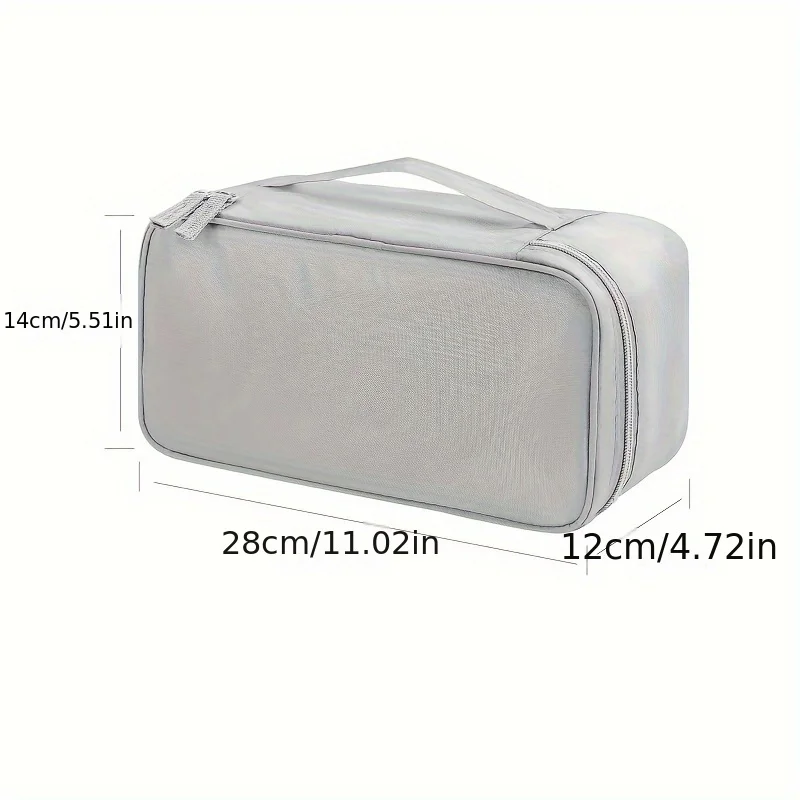 

1pc, Large Capacity Underwear Organizer Bag, Travel Portable Bra Sorting Case, Oxford Cloth Socks Pouch