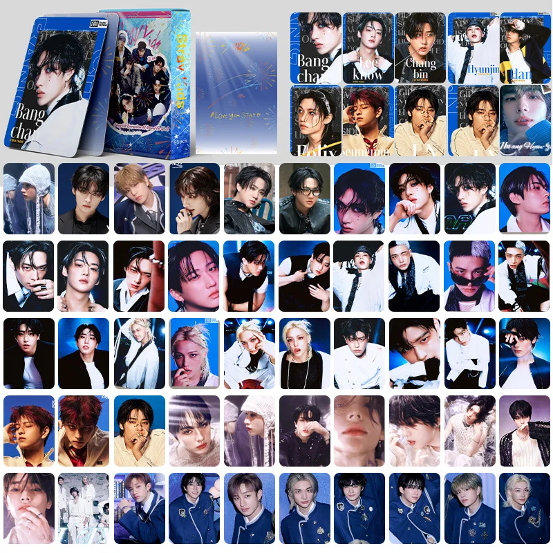 55 tarjetas coleccionables SKZOO Straykids ZEROBASEONE nuevo álbum DO IT mercancía de celebridades Felix Bang Chan fotos tarjeta LOMO