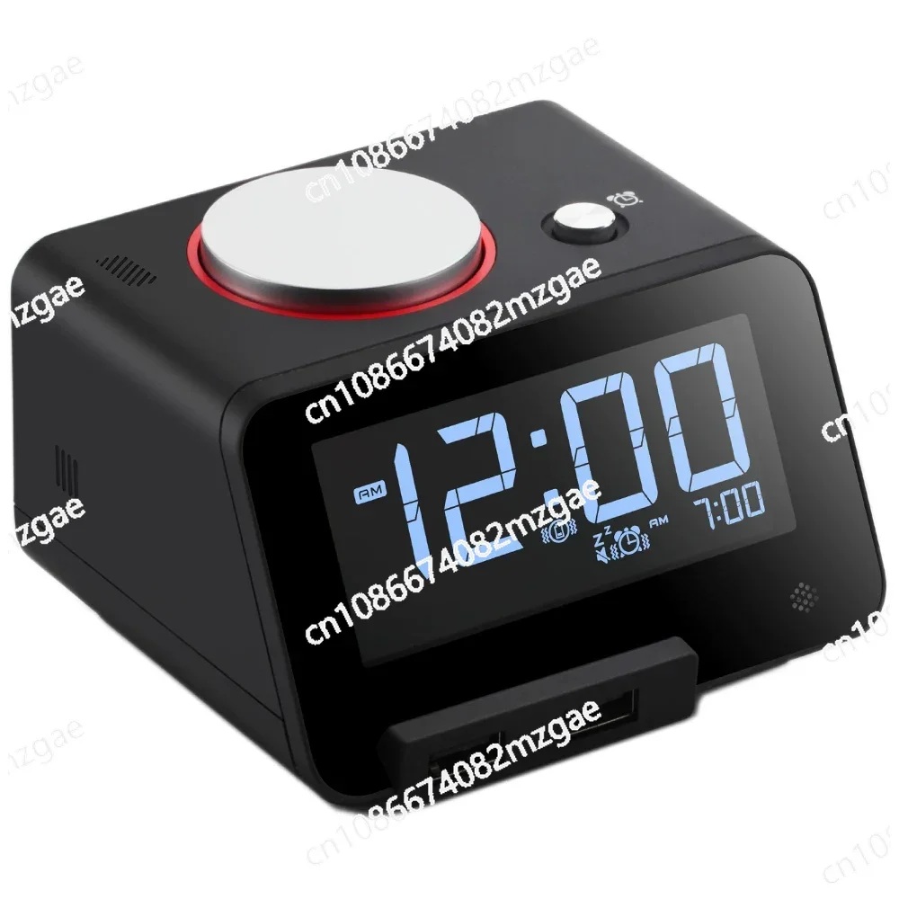Silent LED Alarm Clock C2 with Music & Night Light, Multi-Function Luminous Bedside Clock for Children