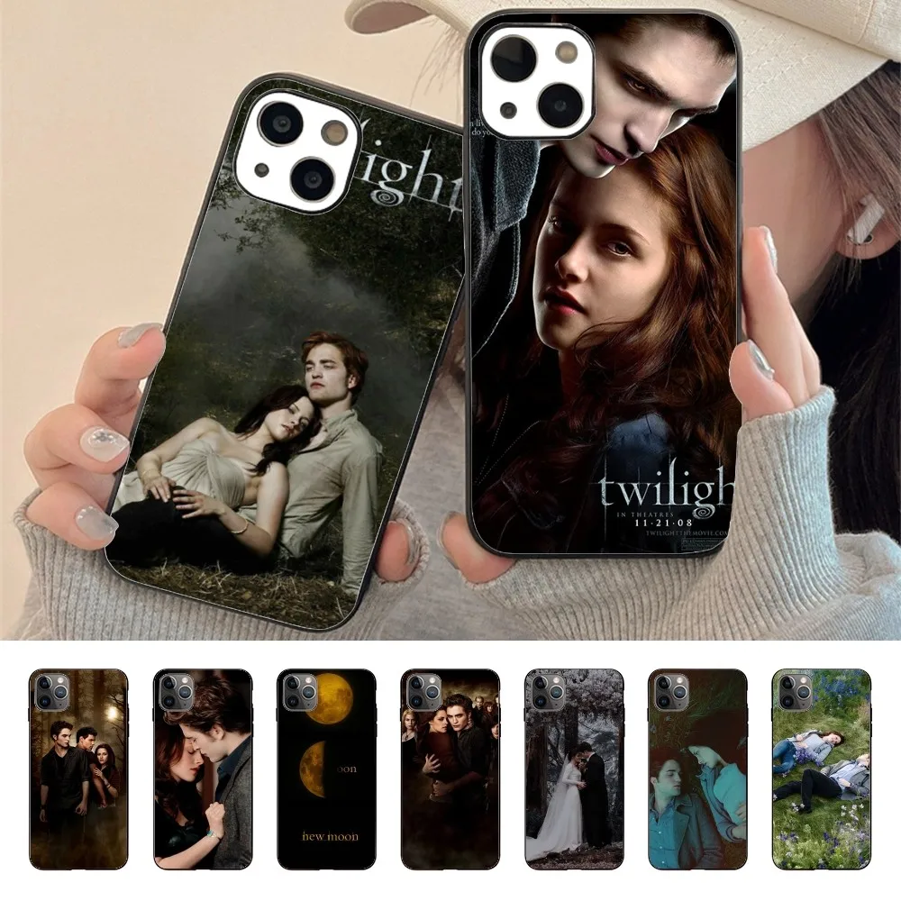 TV Twilight Isabella Edward Cullen Phone Case For Iphone 15 11 13 14 Pro Max 7 8 Plus X Xr Xs Max Se2020 12mini Cover Case